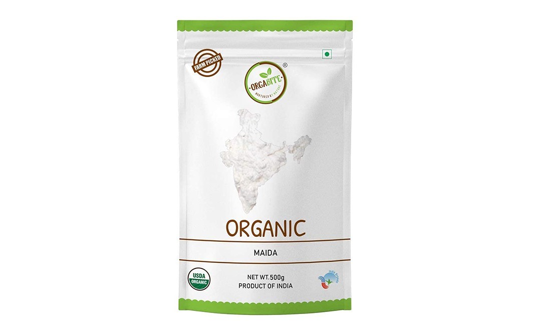 Orgabite Organic Maida    Pack  500 grams
